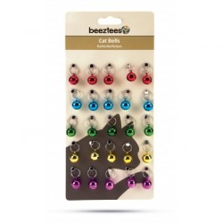 Lot de 25 grelots colorés pour chat BEEZTEES