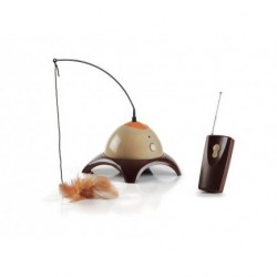 Jouet chat avec plumeau télécommandé BEEZTEES