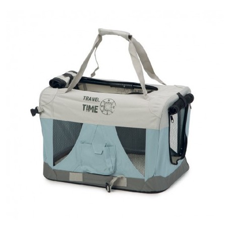 Sac de transport en toile pliante et légère pour chien TRAVEL TIME BEEZTEES