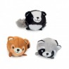 Peluche animaux tête ronde sonore de 10 cm pour chien BEEZTEES