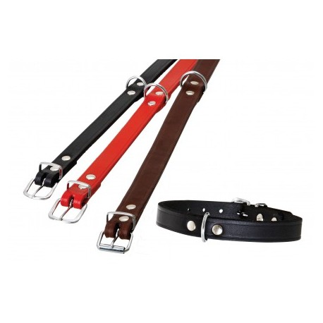 Collier cuir rouge RONDO KARLIE