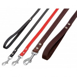 LAISSE EN CUIR pour chien RONDO couleur marron KARLIE - DOGFRENCHTOUCH