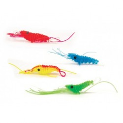 Jouet pour chat Crevette scoubidou de 7 cm FLAMINGO