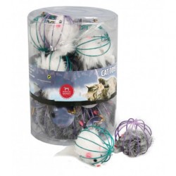 JOUET pour chat BALLE SOURIS fil acier de 5cm FREEDOG-DOGFRENCHTOUCH