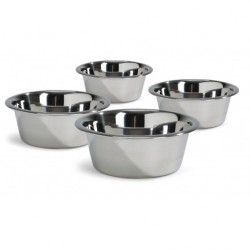 GAMELLE SIMPLE pour chien ou chat INOX FLAMINGO-DOGFRENCHTOUCH