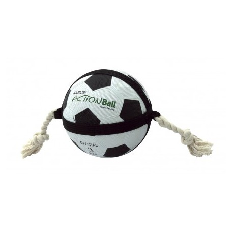 Ballon de foot Action Ball de 19 cm pour chien KARLIE