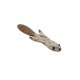 Peluche castor plat avec bruiteur pour chien KARLIE