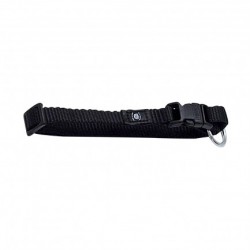 Collier nylon noir réglable pour chien KARLIE