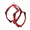 Harnais rapide à enfiler sanitaire nylon rouge pour chien KARLIE