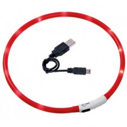 COLLIER pour chien VISIOLIGHT à LED couleurs chaudes KARLIE - DOGFRENCHTOUCH