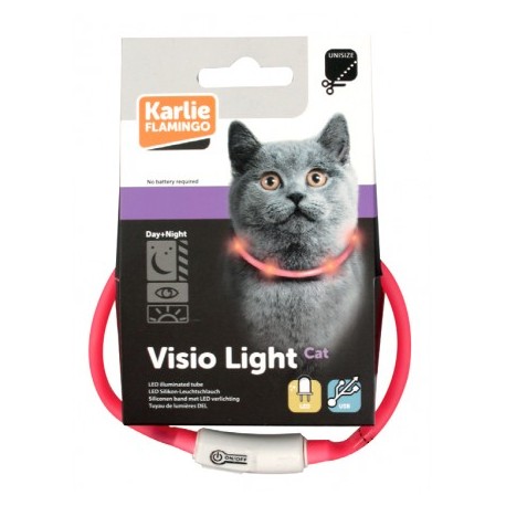 Collier lumineux VisioLight pour chat KARLIE