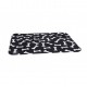 Plaid polaire noir pour animaux KARLIE
