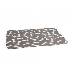 Plaid polaire gris pour animaux KARLIE