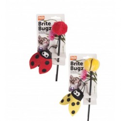 CANNE A PECHE pour chat COCCINELLE et ABEILLE KARLIE - DOGFRENCHTOUCH