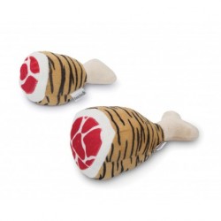 Peluche pour chien Jambon tigré sonore KARLIE