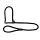 Laisse lasso noire nylon rond KARLIE