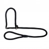 Laisse lasso nylon rond noire pour chien KARLIE