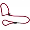 Laisse lasso nylon rond rouge pour chien KARLIE