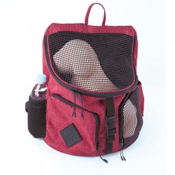SAC A DOS pour chien et chat collection CROISETTE couleur rouge MARTIN SELLIER-DOGFRENCHTOUCH