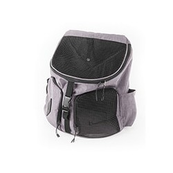 SAC A DOS pour chien et chat collection CROISETTE couleur gris MARTIN SELLIER-DOGFRENCHTOUCH