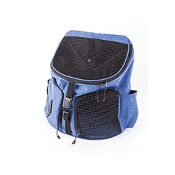 SAC A DOS pour chien et chat collection CROISETTE couleur bleu MARTIN SELLIER-DOGFRENCHTOUCH