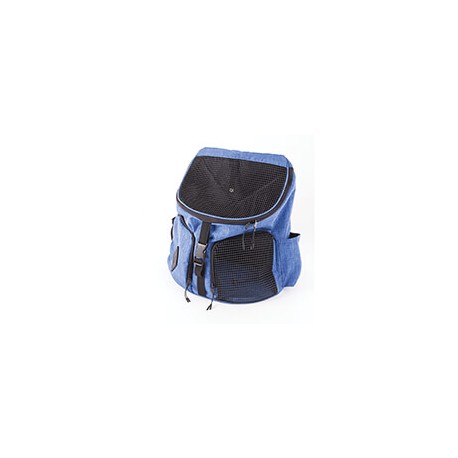 SAC A DOS pour chien et chat collection CROISETTE couleur bleu MARTIN SELLIER-DOGFRENCHTOUCH
