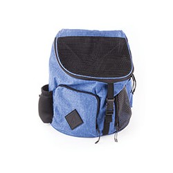 SAC A DOS pour chien et chat collection CROISETTE couleur bleu MARTIN SELLIER-DOGFRENCHTOUCH