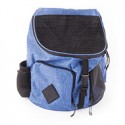 SAC A DOS pour chien et chat collection CROISETTE couleur bleu MARTIN SELLIER-DOGFRENCHTOUCH