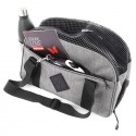 SAC DE TRANSPORT pour chien et chat Collection CROISETTE couleur gris MARTIN SELLIER-DOGFRENCHTOUCH