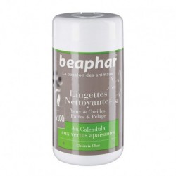 LINGETTES NETTOYANTES pour chien et chat x100 BEAPHAR-DOGFRENCHTOUCH