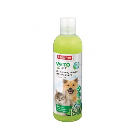 Shampoing répulsif antiparasitaire pour chien et chat BEAPHAR