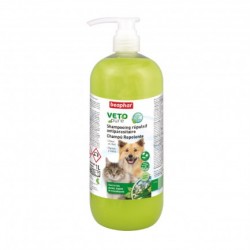 SHAMPOOING REPULSIF ANTIPARASITAIRE pour chien et chat VETOPURE BEAPHAR-DOGFRENCHTOUCH