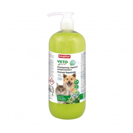 Shampoing répulsif antiparasitaire pour chien et chat BEAPHAR