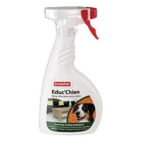 Spray répulsif intérieur pour chien 400 ml BEAPHAR