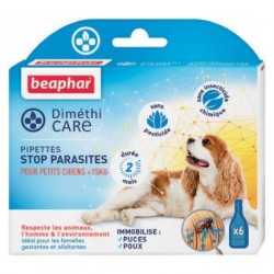 Pipettes antiparasitaire pour chien DimethiCARE BEAPHAR