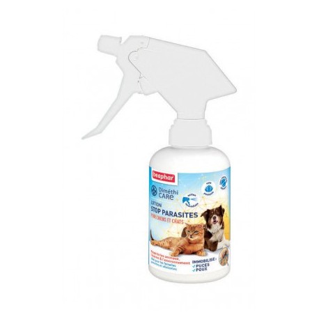 Lotion antiparasitaire pour chien et chat DimethiCARE sans pesticide BEAPHAR