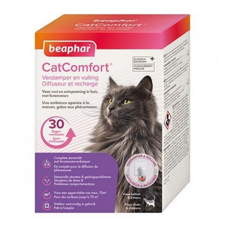 Diffuseur calmant CatComfort aux phéromones BEAPHAR