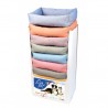 Corbeille rectangulaire unie pour chien ou chat LEOPET