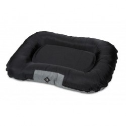 Coussin déhoussable pour chien Pluton gris-noir LEOPET