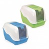 Maison de toilette pour chat OPEN avec filtre LEOPET