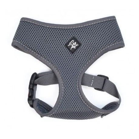 HARNAIS pour chien réglable en néoprène respirant gris LEOPET-DOGFRENCHTOUCH
