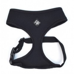 HARNAIS pour chien réglable en néoprène respirant noir LEOPET-DOGFRENCHTOUCH