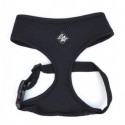 HARNAIS pour chien réglable en néoprène respirant noir LEOPET-DOGFRENCHTOUCH