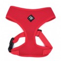 HARNAIS pour chien réglable en néoprène respirant rouge LEOPET-DOGFRENCHTOUCH