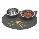 Tapis pour maison de toilette CHAT LEOPET