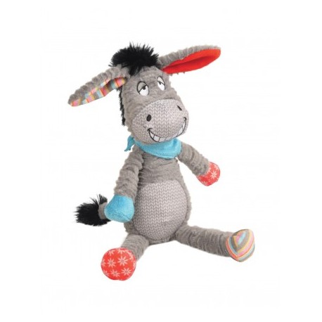 Peluche pour chien animaux tête ronde sonore de 10 cm BEEZTEES