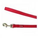 LAISSE REFLECHISSANTE pour chien couleur rouge FREEDOG-DOGFRENCHTOUCH