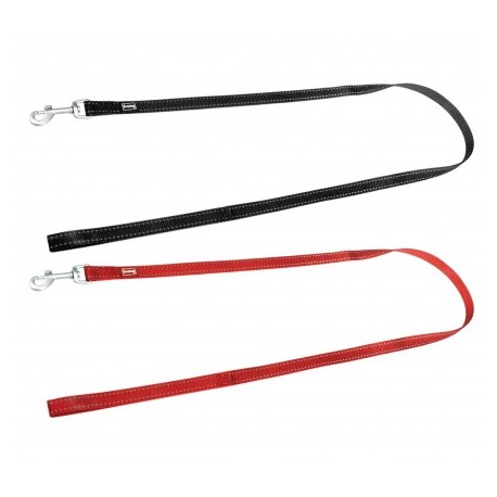 LAISSE REFLECHISSANTE pour chien couleur noir FREEDOG-DOGFRENCHTOUCH