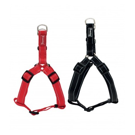 HARNAIS REFLECHISSANT pour chien couleur rouge FREEDOG-DOGFRENCHTOUCH