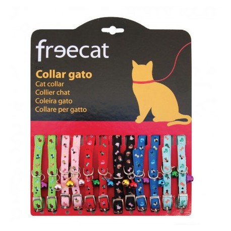 Lot de 12 Colliers COCCINELLE pour chat FREEDOG